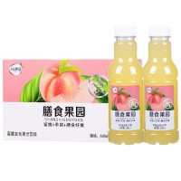 小轻果语膳食果园蜜桃复合果汁饮料500ml